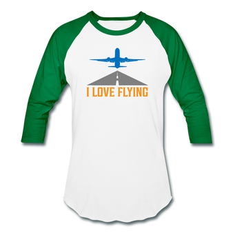 Baseball T-Shirt, I Love Flying