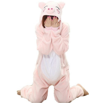Pink Pig Adult Onesie Pajama Costume