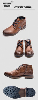 Men's Fashion Winter Leather Boot