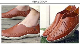 Leather Slip-On Loafer Men's Shoe
