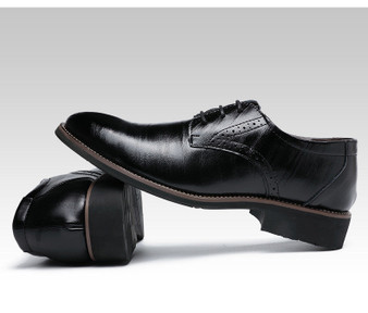 Men's Oxford Leather Formal Office Shoes