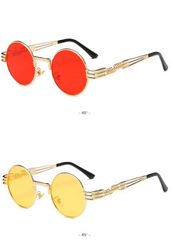 Steampunk Sunglasses Round Metal Vintage