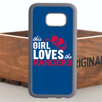 Girl Loves Texas Rangers Phone Case (iPhone/Samsung)