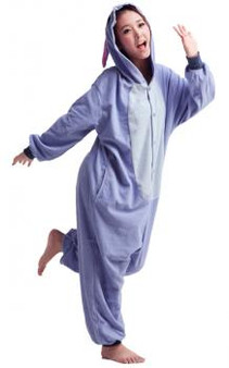 Blue Stitch Adult Onesie Pajamas
