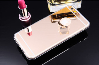 Luxury Mirror Gold Case For iPhone 8 & 8 Plus