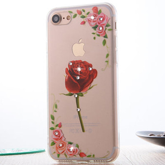 Floral Painted Case For iPhone 8 & 8 Plus