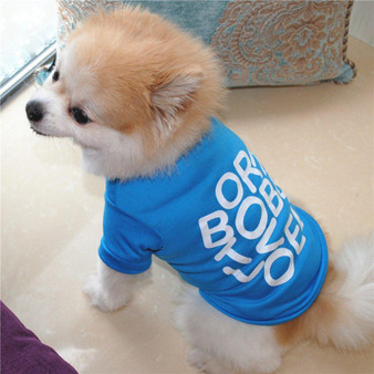 Pet Clothing Cotton Vest Dog Breathable T-Shirt