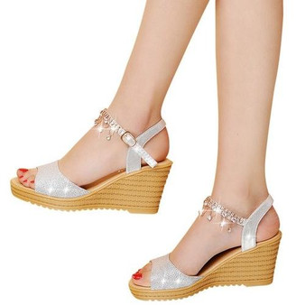 Summer Fashion Sandals Shoes Women Round Toe