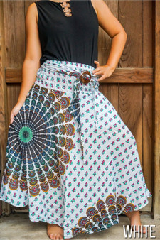 Chakra Boho Skirt, Hippie Skirl, Gypsy Skirt