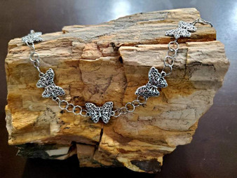 Silver Butterfly Bracelet