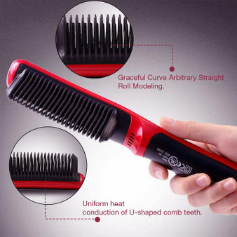 Hair Straightening Hair Comb With Negative Ions