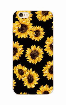 Sunflower Floral Case For iPhone 7 7Plus 6 6S 8 8PLUS X XS