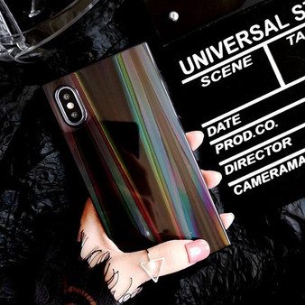 Rainbow Holographic iPhone Case For iPhone 6 6S 7 8 Plus X XS MAX XR