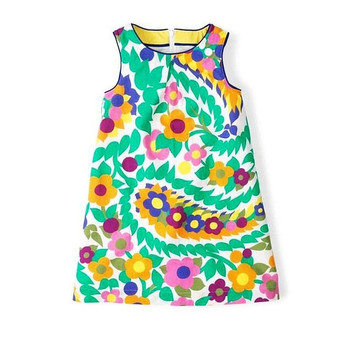 Floral Design Dress for Kids Girls