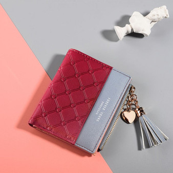 Cute Fashion Leather Long Zip Wallet Coin Card Holder