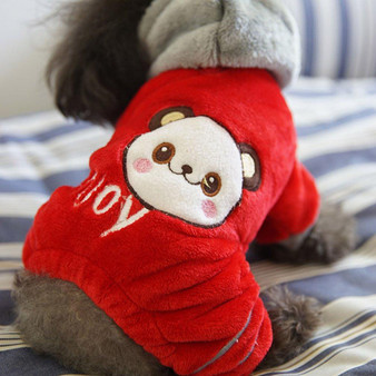 Fashion Cute Dog Clothes Hooded Jacket