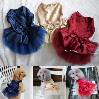 Summer Dog Wedding Dress Skirt