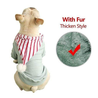 New Winter Dog Clothes Hooded