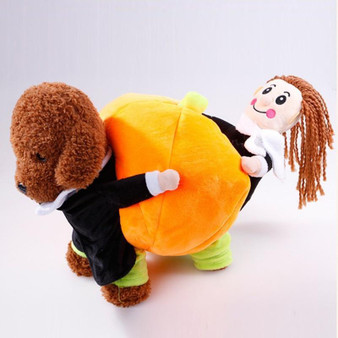 Dog Carry Pumpkin Costumes Kitten