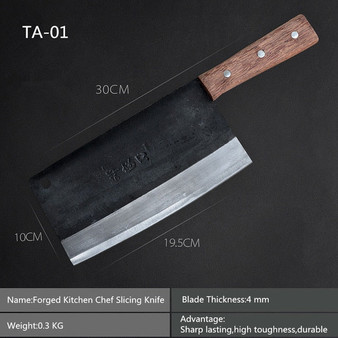 Deng Knives Handmade Professional Forged  Meat Chef Knife