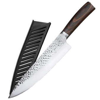 8 inch Professional Japanese Santoku Stainless steel Chef Knife