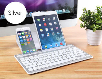 Portable Bluetooth Keyboard with Independent Switch - Turn Your Phone/Tablet into Laptop