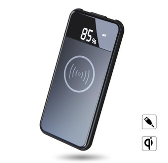 Lightweight 10000mAh Wireless Charging Power Bank With Digital Battery Display