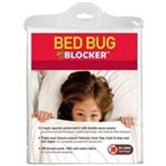 Bed Bug Blocker Fully Encased Zippered Mattress Protector - Queen