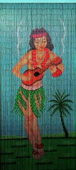 Hula Dancer Curtain