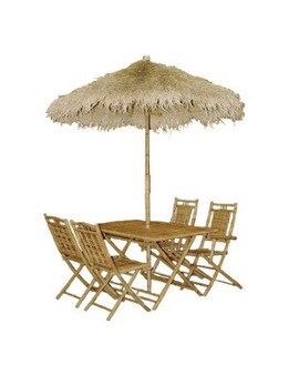 Set Bamboo Palapa Family 6pc..5x43x54  37 lbs...18x18x63 50 lbs...10x24x45  34 lbs...10x24x45  34 lbs.