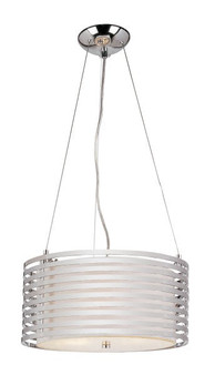 Chrome Rails 16 Inch Pendant