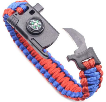 Multi-function Paracord Survival Braided Bracelet