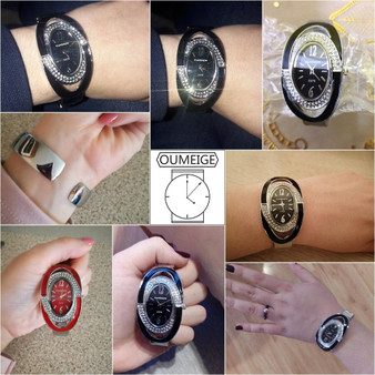 Creative Luxury Rhinestone Bracelet Watch Fashion