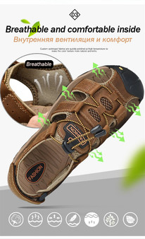 Classic Sandals Soft Comfortable Genuine Leather Sandals