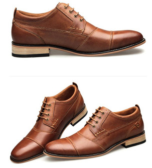 Men Leather Shoes Casual Oxfords Genuine Leather