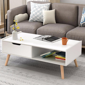 Modern White Coffee Table