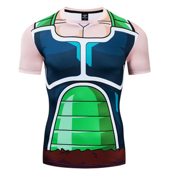 Dragon Ball Z - Bardock Short Sleeve Compression T Shirt