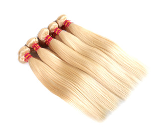 Brazilian Straight Hair Bundles Weave 10Pcs Lot Blonde Remy Hair 100% Human Hair