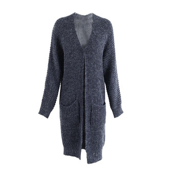 Autumn knitted long Winter Soft Loose Sweater cardigan Coat jumper outerwear