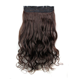 5Pcs Clip Hair Synthetic Hair Extension Curly Heat Resistant Hair