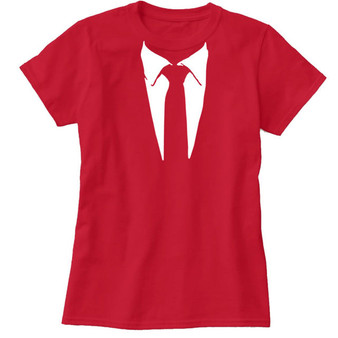 Funny tuxedo printed retro tshirt