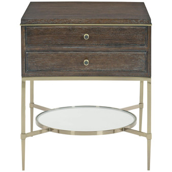 Bernhardt Clarendon Arabica Two Drawers Nightstand