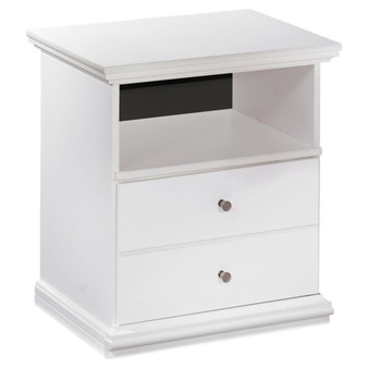 Bostwick Shoals White One Drawer Night Stand