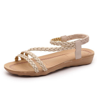 Fashion women summer shoes string bead Bohemia sandals