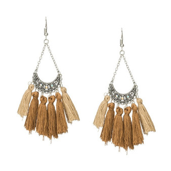 Long tassel Bohemian dangle drop Earings