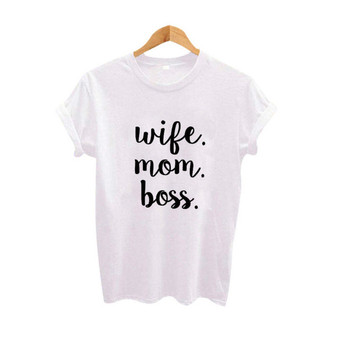 Wife Mom Boss T-Shirt - 2 Colors