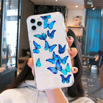 Cute Butterflies - Soft iPhone Case