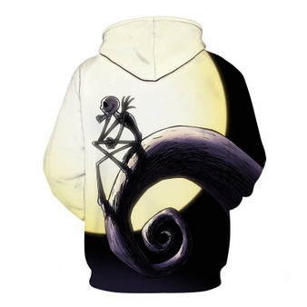 The Nightmare Before Christmas Jack And Sally Skellington All Over Hoodie PF140