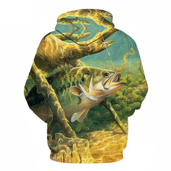 3D Tropical Fish Funny  For Fishinger Fisherman All Over Hoodie PF118