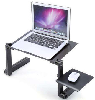 Adjustable Portable Laptop Table Stand Lap Sofa Bed Tray Computer Notebook Laptop Stand Desk Table With Mouse Board